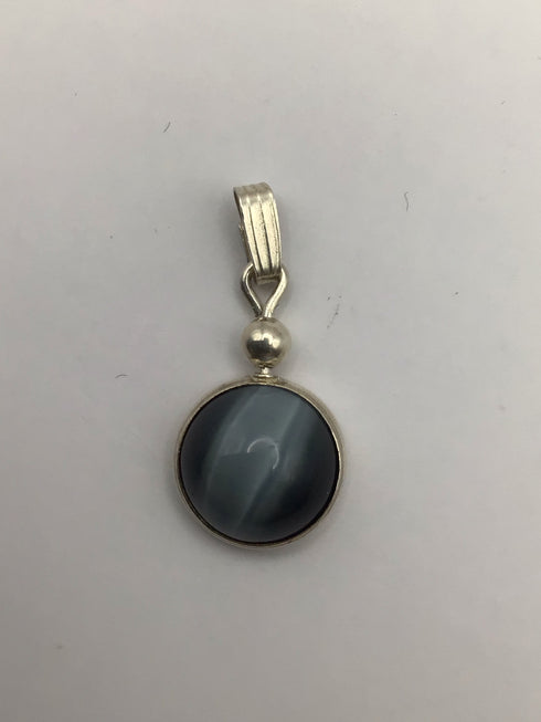 Silver Cat's Eye Pendant